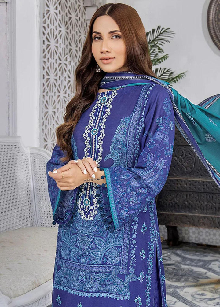Dur-e-Adan By Khas Embroidered Lawn Suits Unstitched 3 Piece KHS23DA KL-1700 NASEEM - Summer Collection