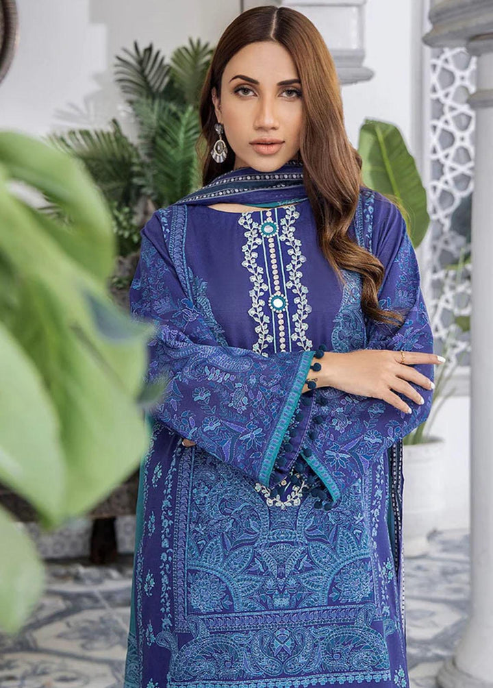 Dur-e-Adan By Khas Embroidered Lawn Suits Unstitched 3 Piece KHS23DA KL-1700 NASEEM - Summer Collection