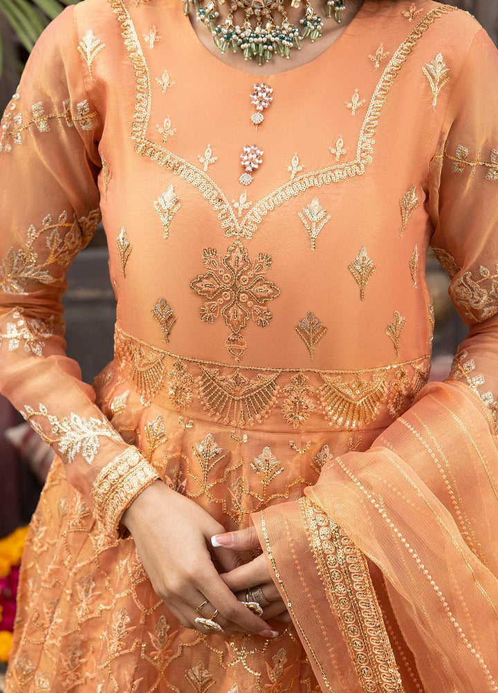 Durnaz By Sahane Embroidered Missouri Suits Unstitched 3 Piece SNE23DR BR-1208 Zeenat - Formal Collection