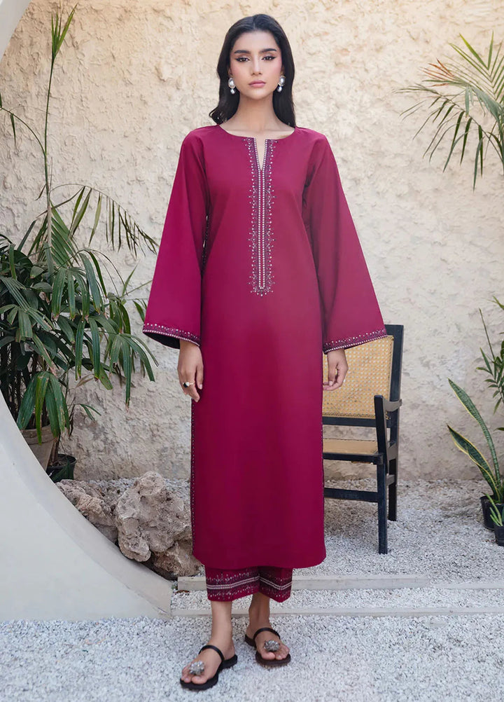 Dusk Glow by Aleen Pret Embroidered Cotton Lawn 2 Piece Suit Sia