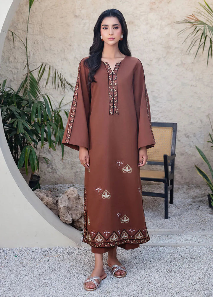 Dusk Glow by Aleen Pret Embroidered Cotton Lawn 2 Piece Suit Solea