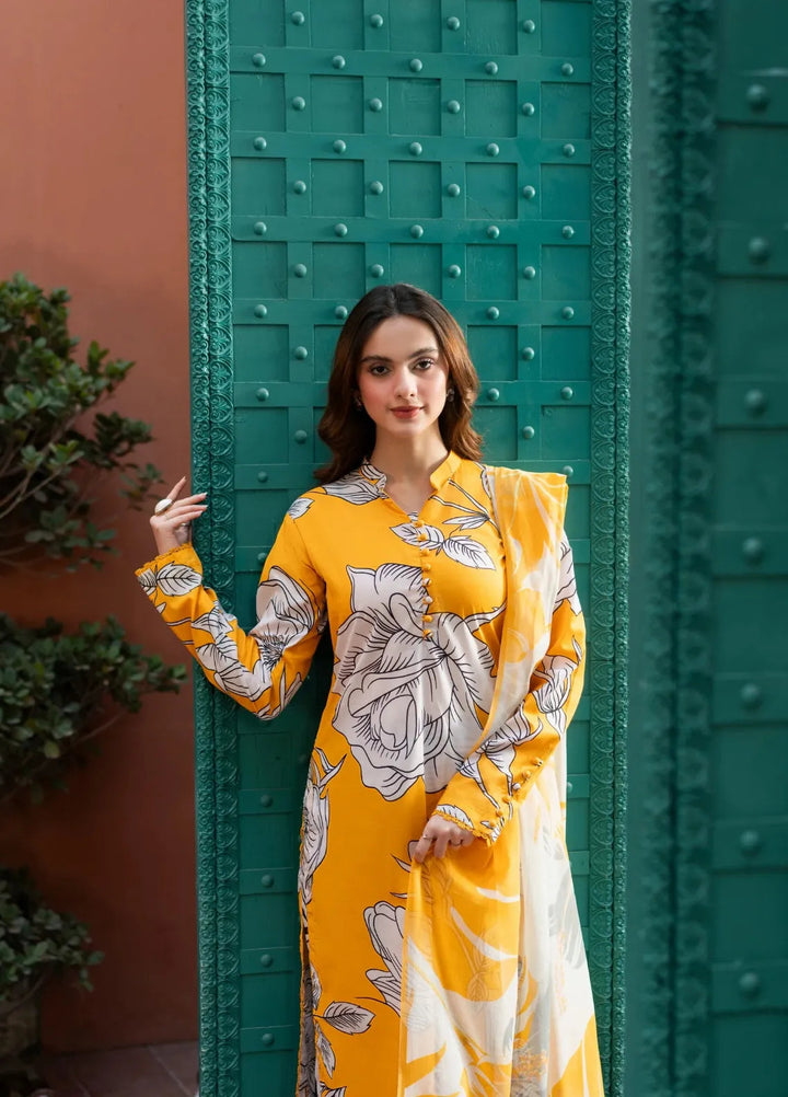 Dusky Delight by Feathers Pret Printed Lawn 3 Piece Suit Briselle