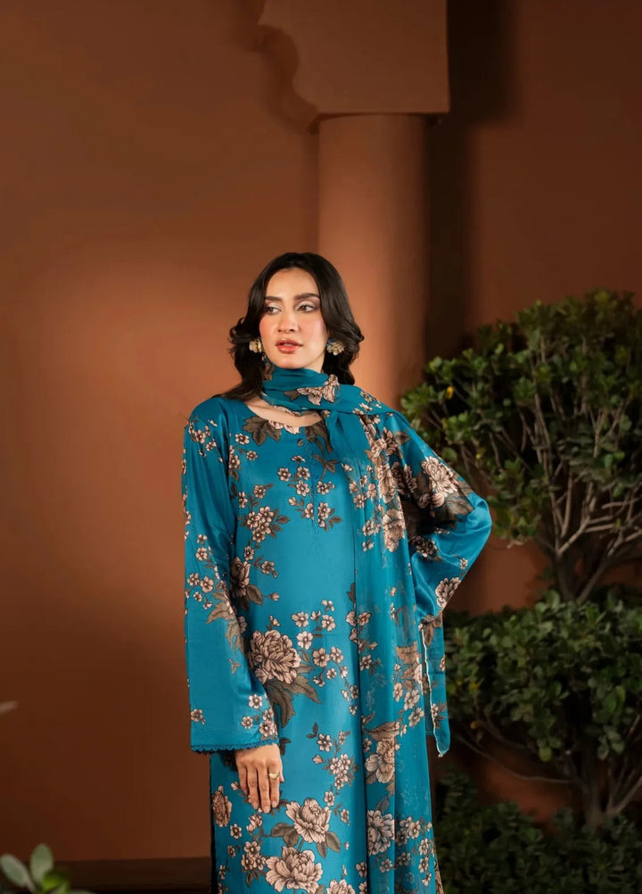Dusky Delight by Feathers Pret Printed Lawn 3 Piece Suit Elara