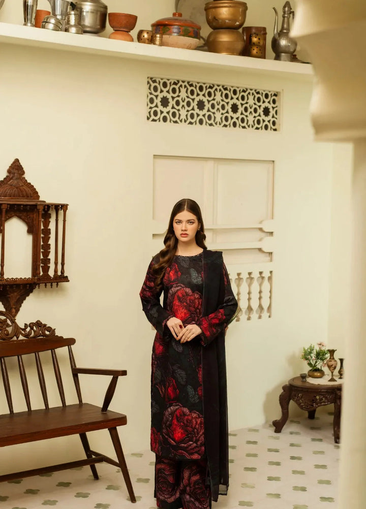 Dusky Delight by Feathers Pret Printed Lawn 3 Piece Suit Zayna