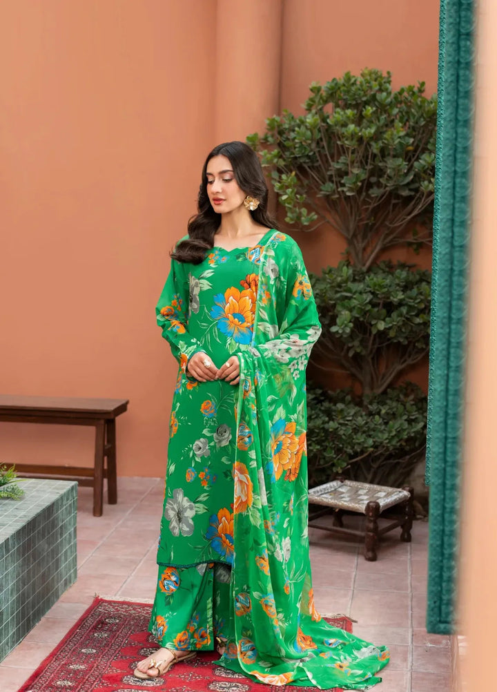 Dusky Delight by Feathers Pret Printed Lawn 3 Piece Suit Zohal