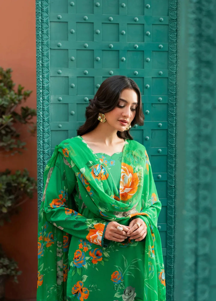 Dusky Delight by Feathers Pret Printed Lawn 3 Piece Suit Zohal