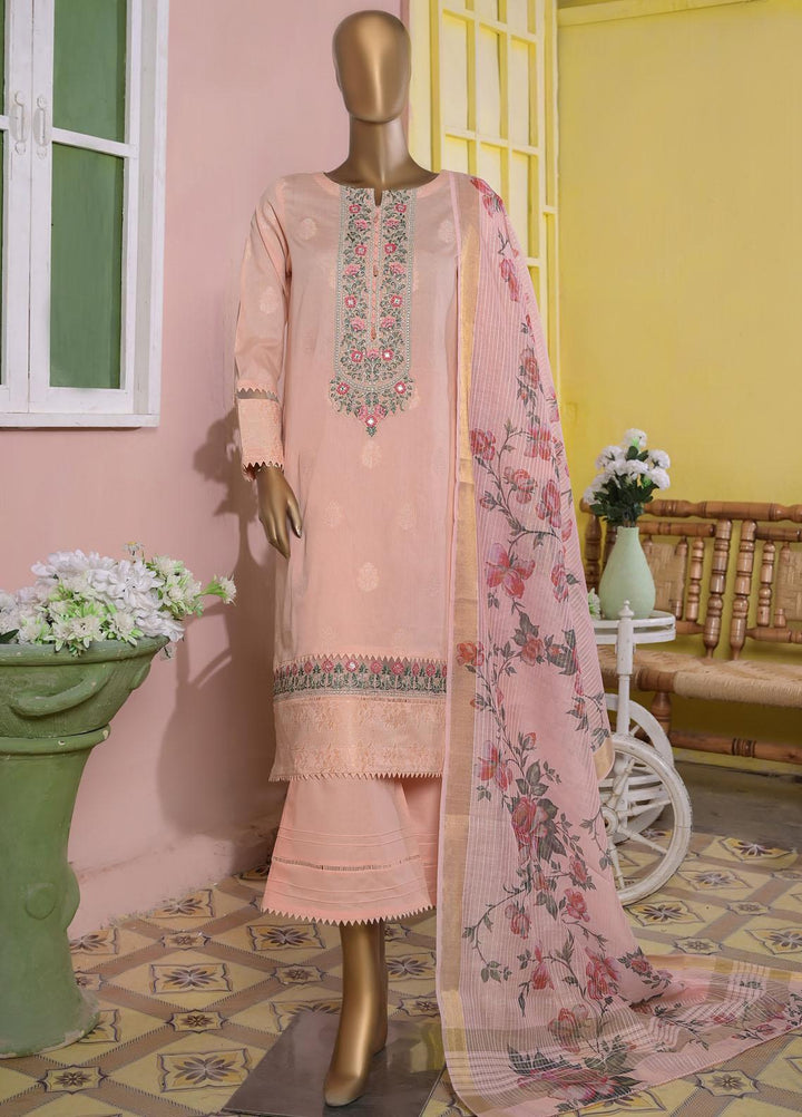 Dynasty by HZ Textiles Embroidered Jacquard Cotton Suits Unstitched 3 Piece HZ22DNT DJM-05 - Festive Collection