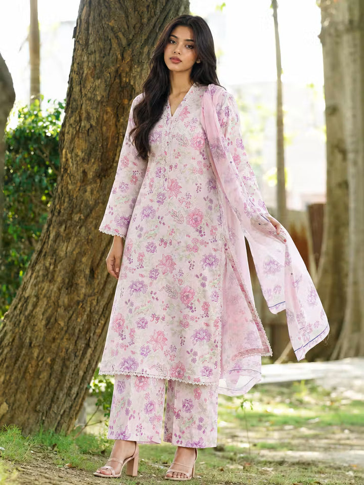 Ileen by naba bilal RTW Printed Lawn 3 Piece Suit IN26RPL Naira - Casual Collection