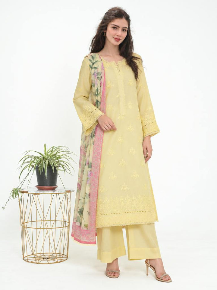 Zyna Unstitched Embroidered Lawn 3 Piece Suit ZY26ULS Lurea - Summer Collection