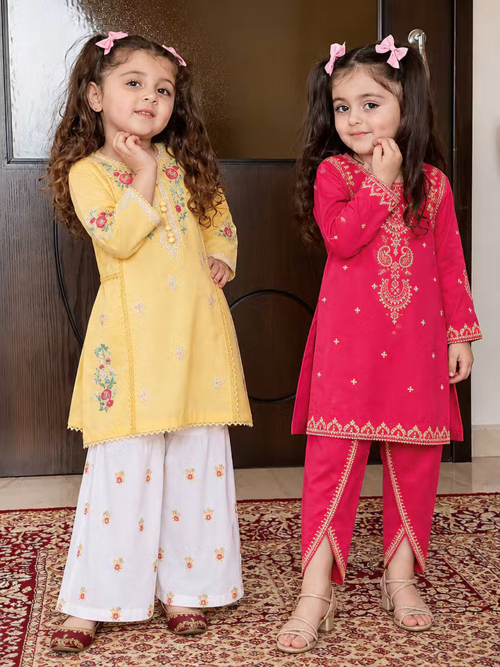 Fresh Birds Kids RTW Embroidered Lawn 2 Piece Suit Gulnar-FB-09 - Casual Collection