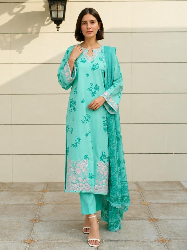 Zyna Unstitched Printed Lawn 3 Piece Suit ZY26ULP Eira - Casual Collection