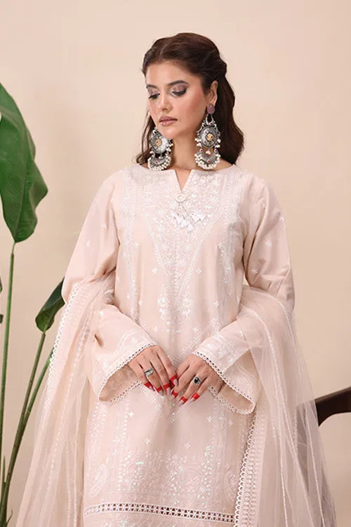 La Elise Women RTW Embroidered Lawn 3 Piece Suit 0001403 Pinar - Casual Collection