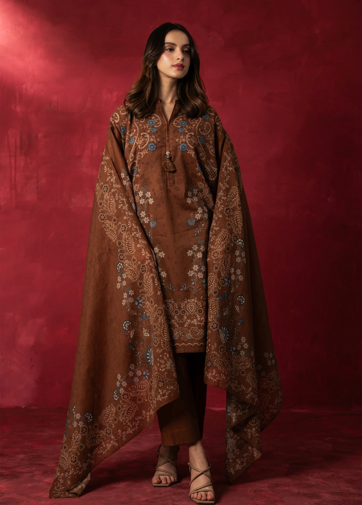 Zoe by Zeen Unstitched Printed Lawn 3 Piece Suit ZN26UZL WFM36603 - Casual Collection