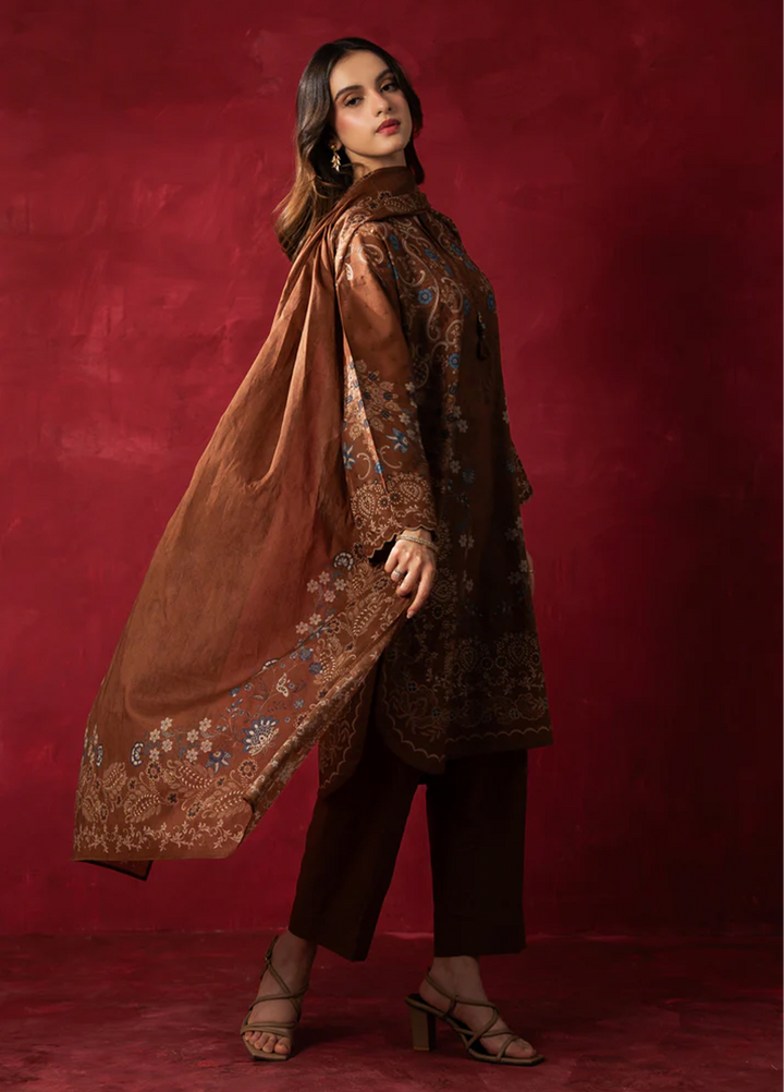 Zoe by Zeen RTW Printed Lawn 3 Piece Suit ZN26UZL WFM36603 - Casual Collection