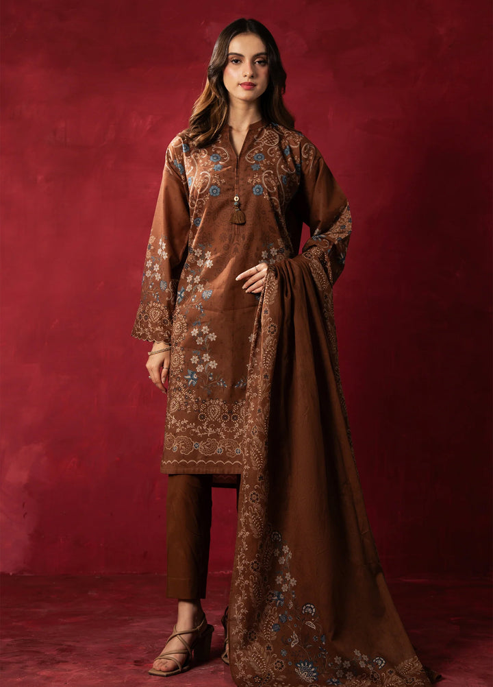 Zoe by Zeen Unstitched Printed Lawn 3 Piece Suit ZN26UZL WFM36603 - Casual Collection