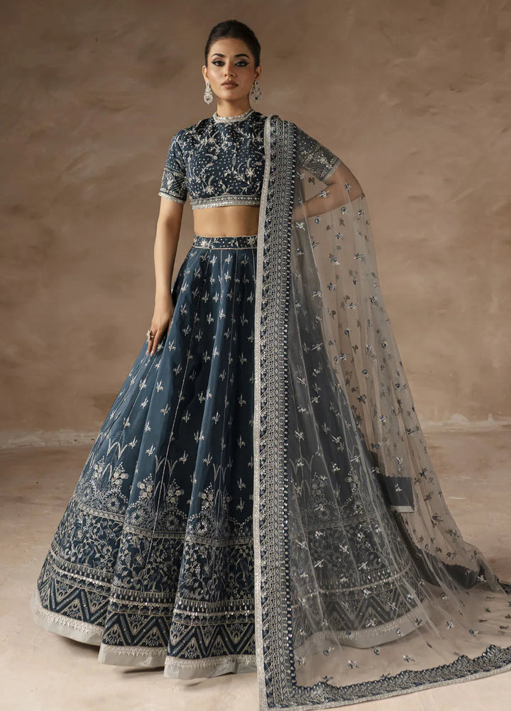 Eblouir by Imran Ramzan Embroidered PK Grip Suits Unstitched 3 Piece IR25EB Reve Sarcelle - Festive Collection