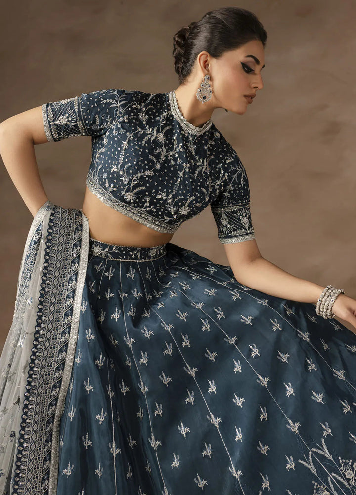 Eblouir by Imran Ramzan Embroidered PK Grip Suits Unstitched 3 Piece IR25EB Reve Sarcelle - Festive Collection