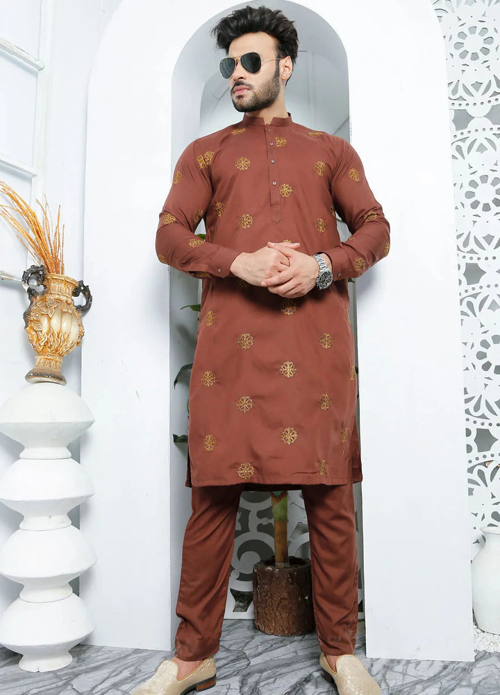 Edge Republic Embroidered Men Kurta Pajama - ER 512