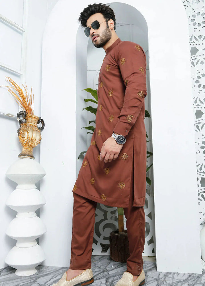 Edge Republic Embroidered Men Kurta Pajama - ER 512
