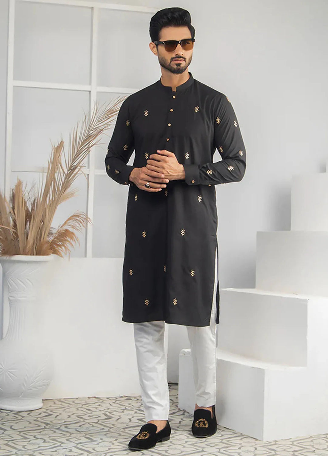 Edge Republic Embroidered Men Kurta Pajama - ER 524