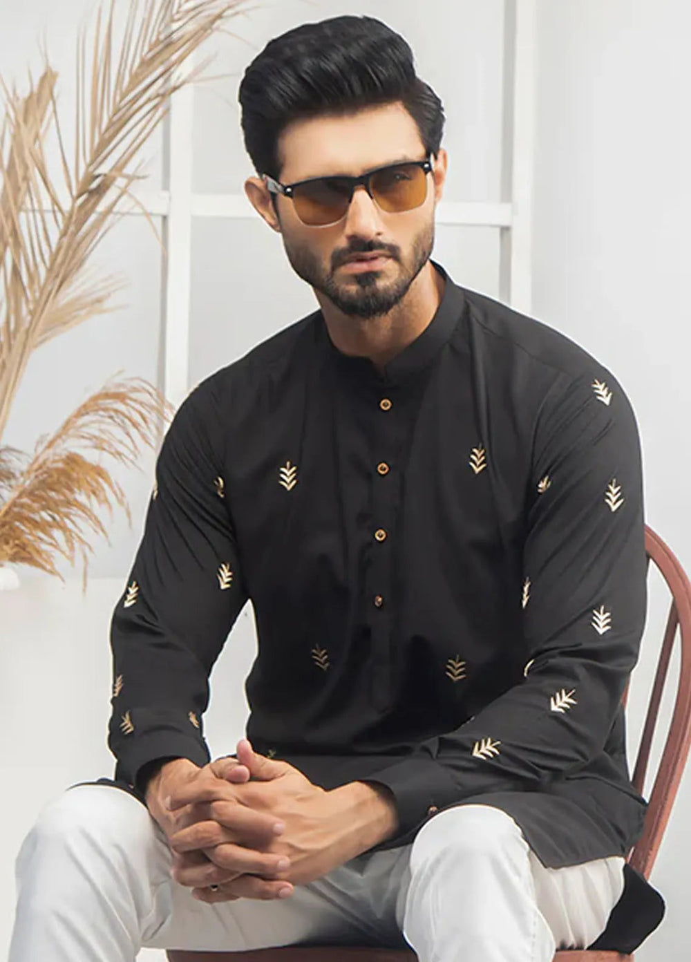 Edge Republic Embroidered Men Kurta Pajama - ER 524