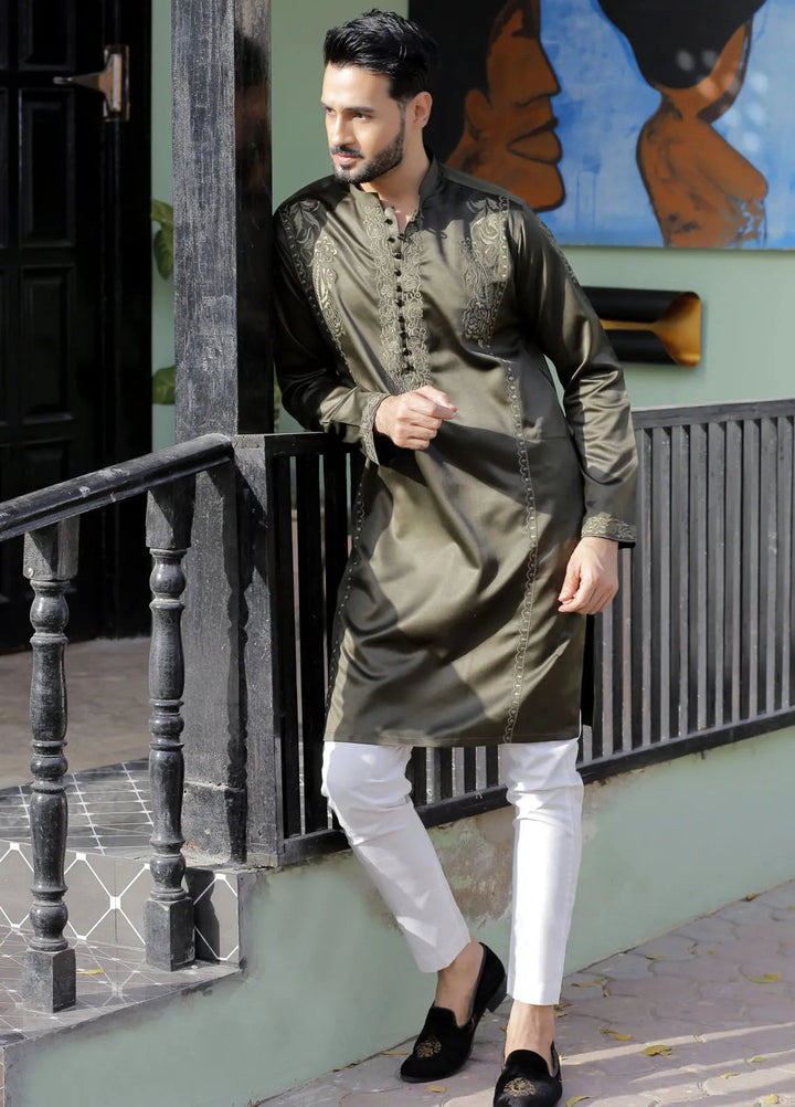 Edge Republic Embroidered Men Kurta Pajama - ER 567