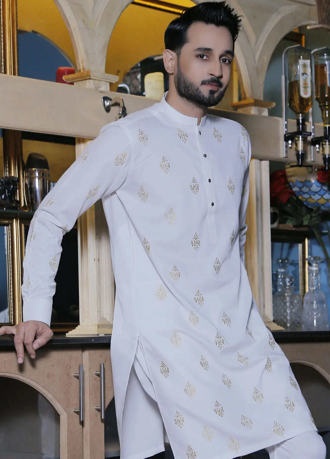 Edge Republic Embroidered Men Kurta Pajama - ER 570