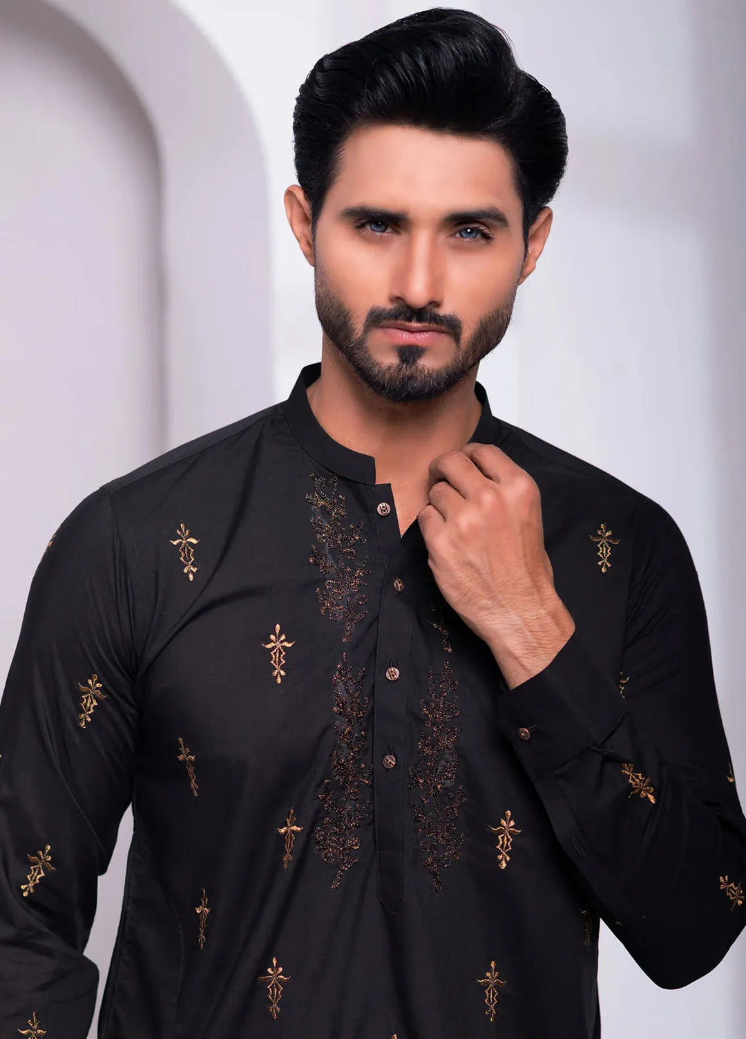 Edge Republic Embroidered Men Kurta Pajama - ER EMB 537