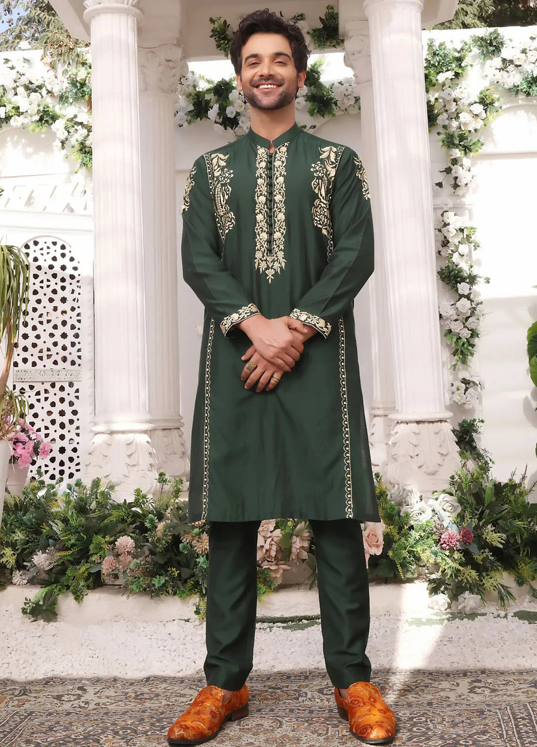 Edge Republic Embroidered Men Kurta Pajama - ER MR 25