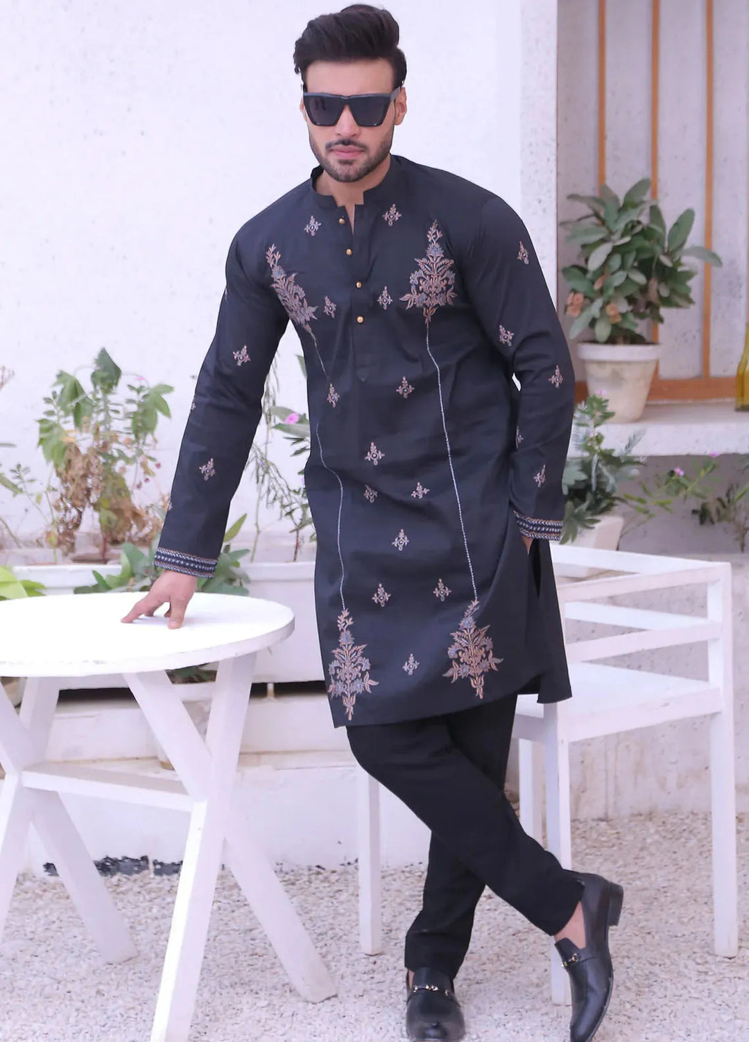 Edge Republic Embroidered Men Kurta Pajama - ER MR 49