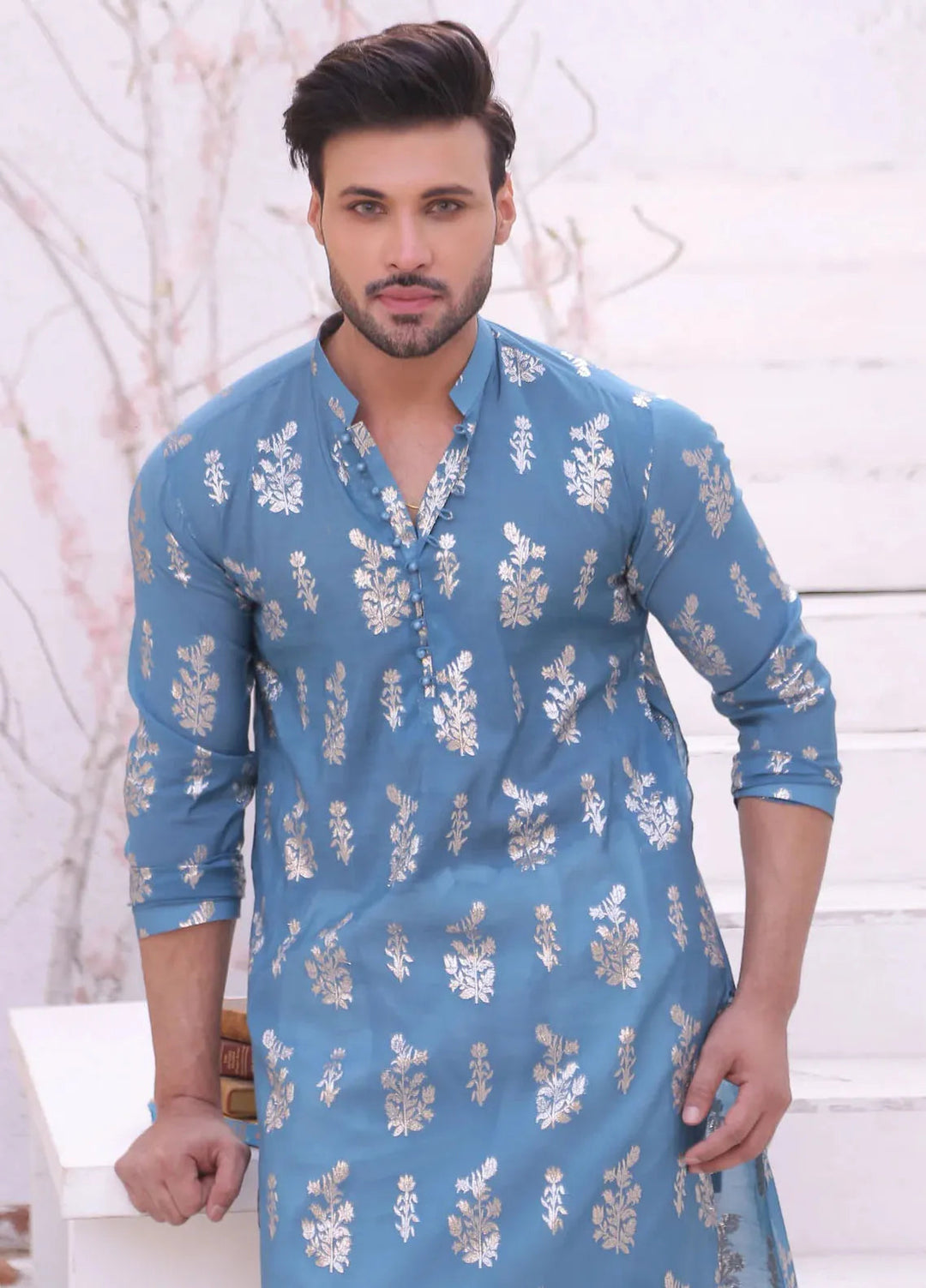 Edge Republic Embroidered Men Kurta Pajama - ER MR 52