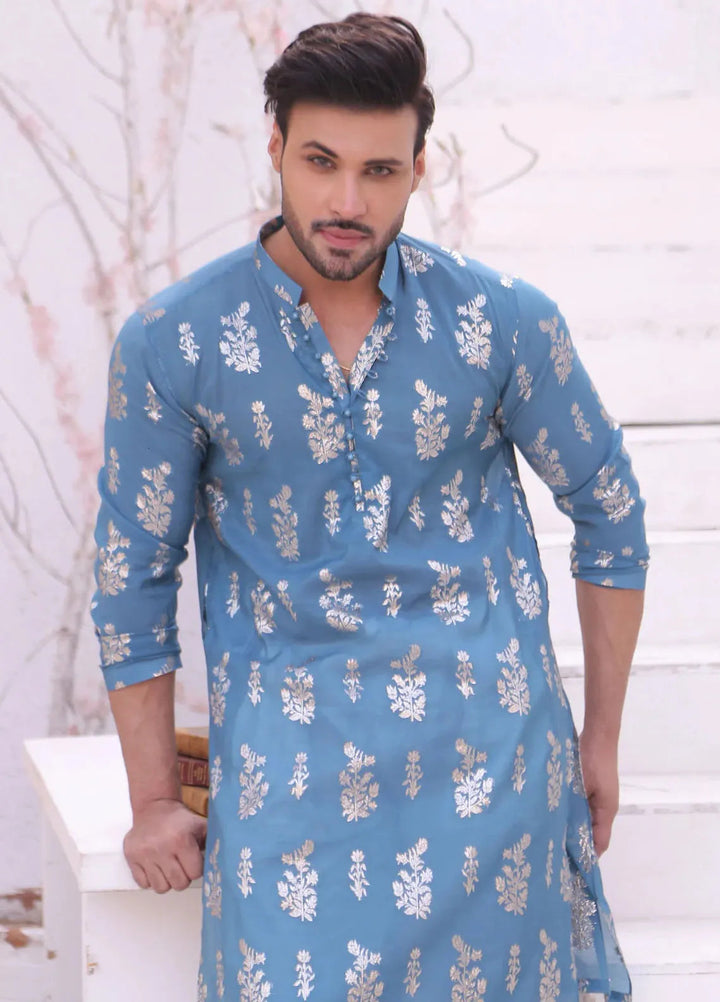 Edge Republic Embroidered Men Kurta Pajama - ER MR 52