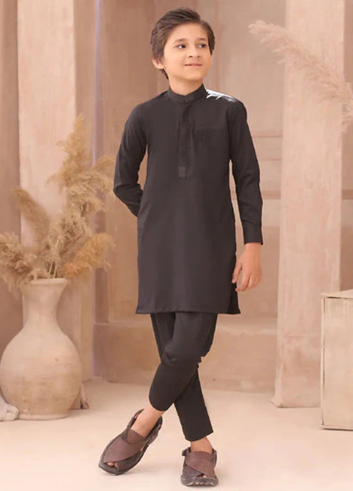 Edge Republic Fancy Boys Kurta Pajama - KD Black