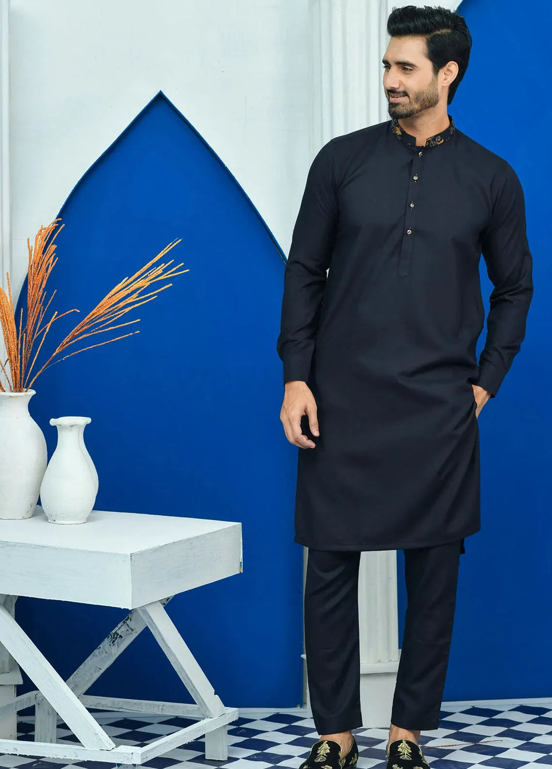 Edge Republic Fancy Men Kurta Pajama - EMB ED 516