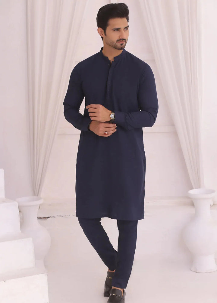 Edge Republic Fancy Men Kurta Pajama - ER 693 Blue