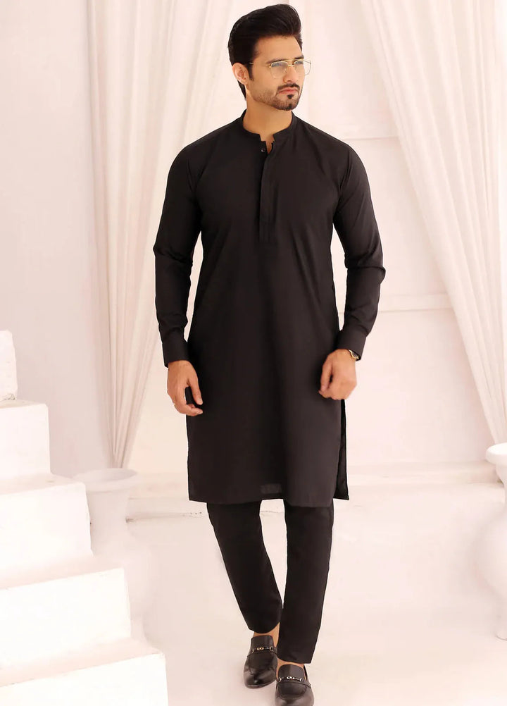 Edge Republic Fancy Men Kurta Pajama - ER 694 Black
