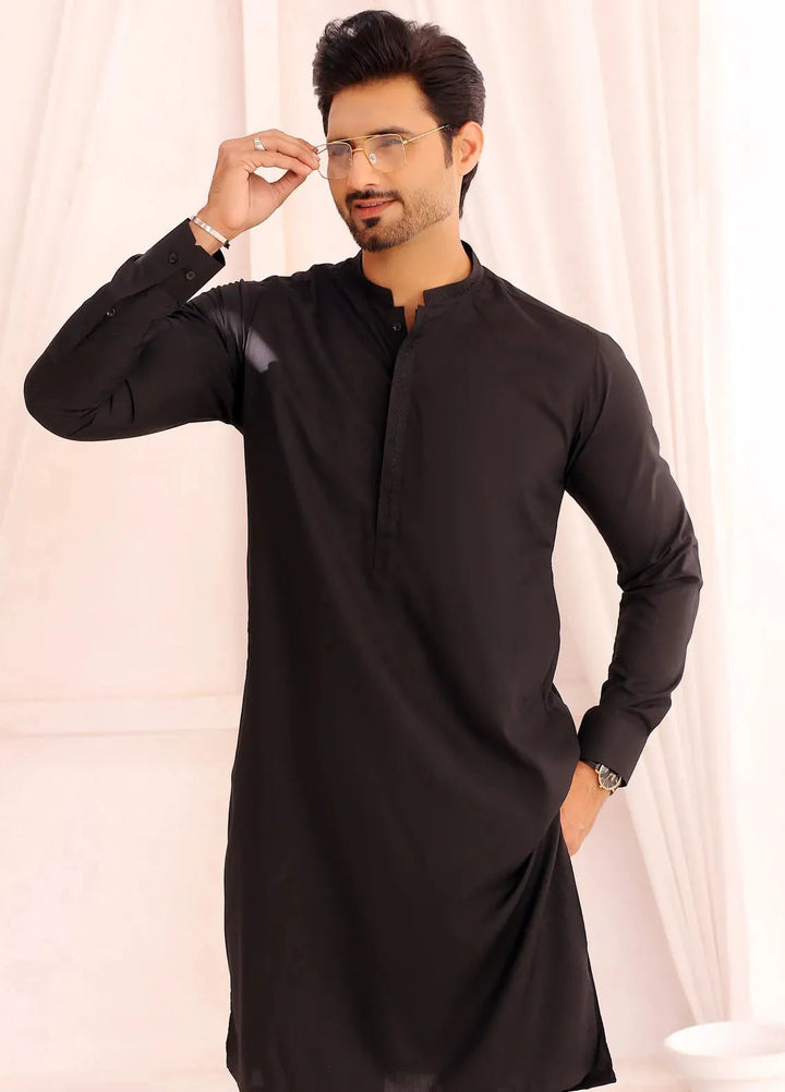 Edge Republic Fancy Men Kurta Pajama - ER 694 Black