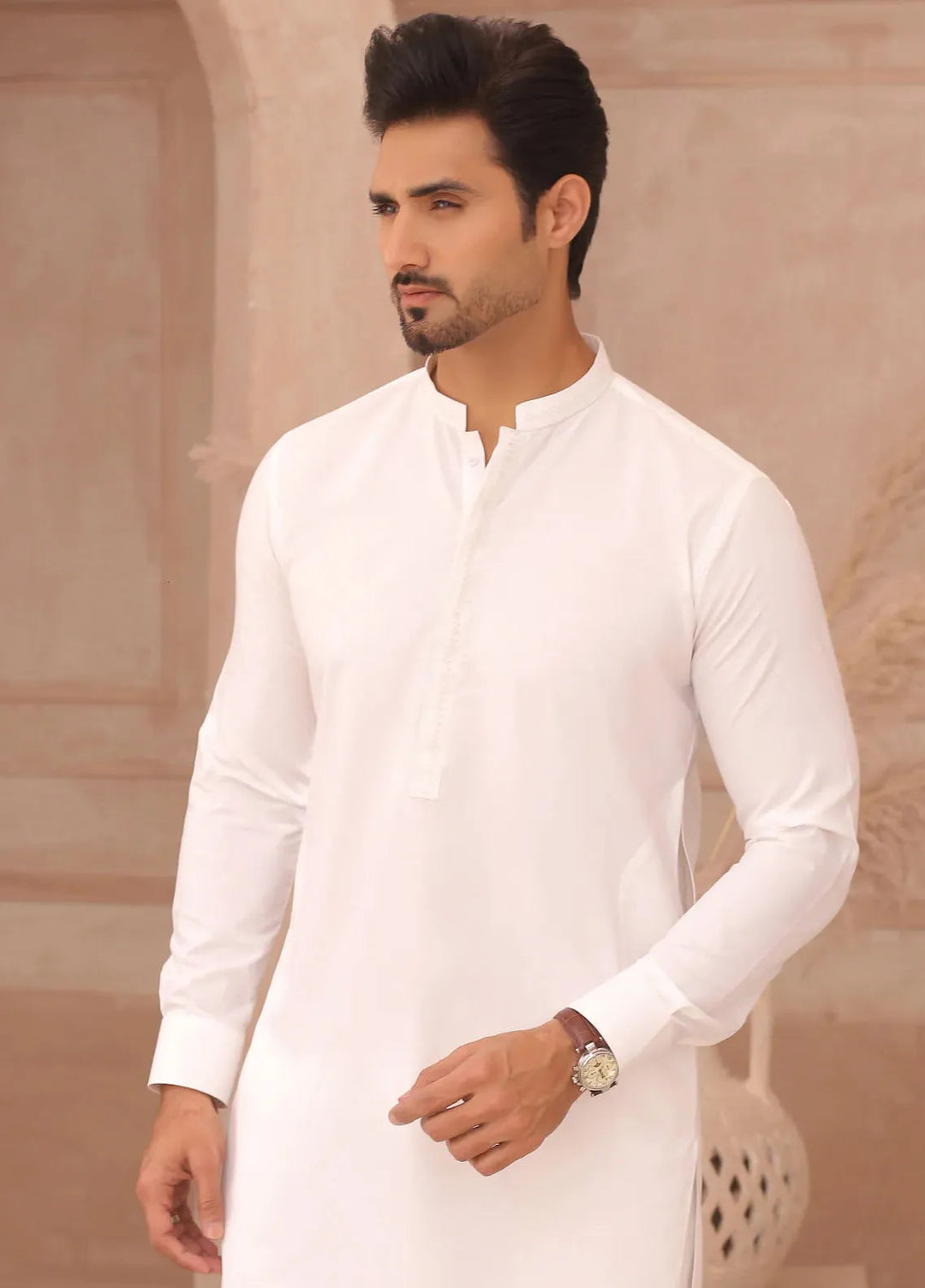 Edge Republic Fancy Men Kurta Pajama - ER 695 White