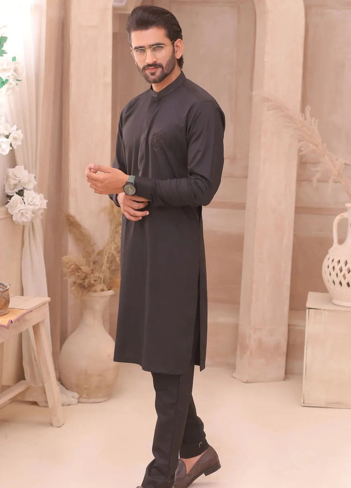 Edge Republic Fancy Men Kurta Pajama - ER 706 Black