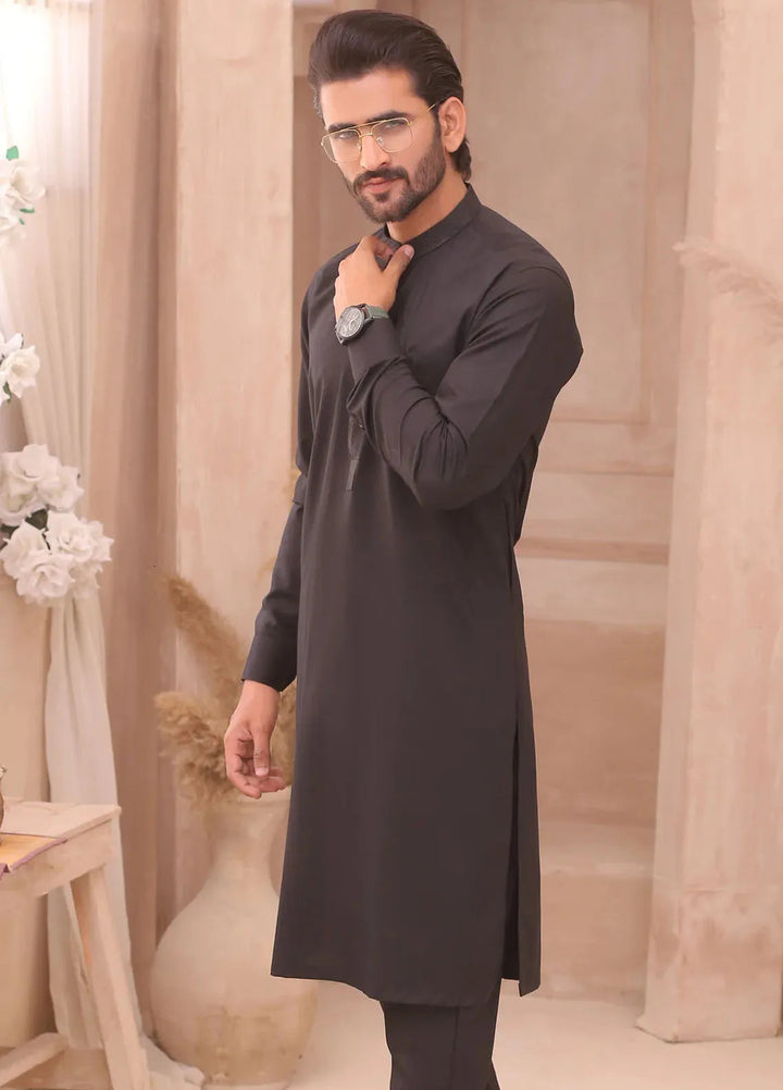 Edge Republic Fancy Men Kurta Pajama - ER 706 Black