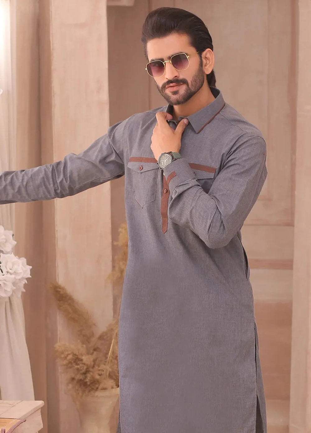 Edge Republic Fancy Men Kurta Pajama - ER FS 10 Father