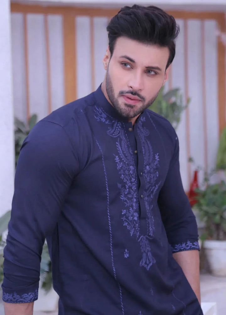 Edge Republic Fancy Men Kurta Pajama - ER MR 48 Blue