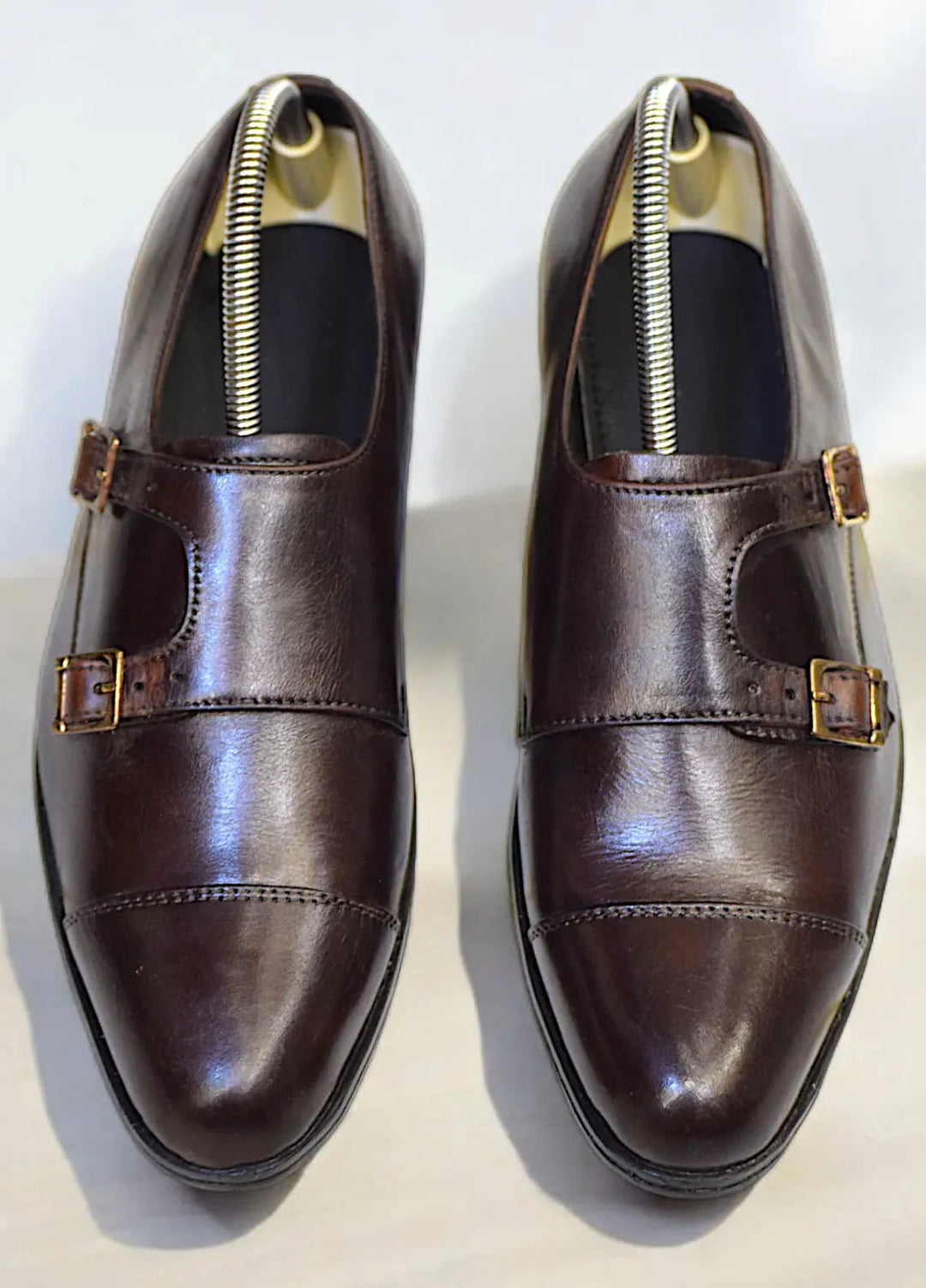 Edge Republic Mens ER S 108 Inception Leather Monk Strap Shoes