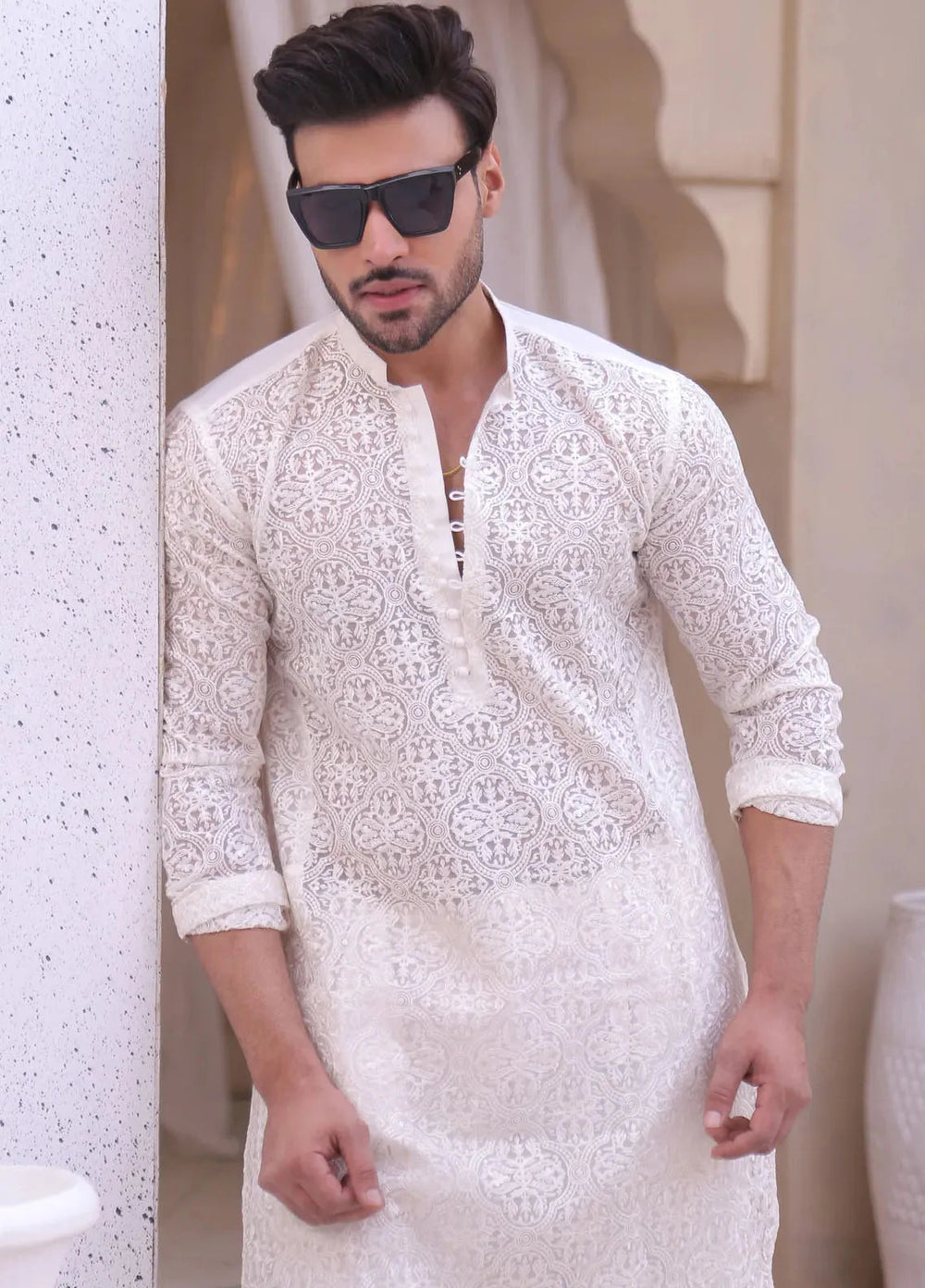 Edge Republic Pret Chikankari 0 Kurta Pajama ER MR 40
