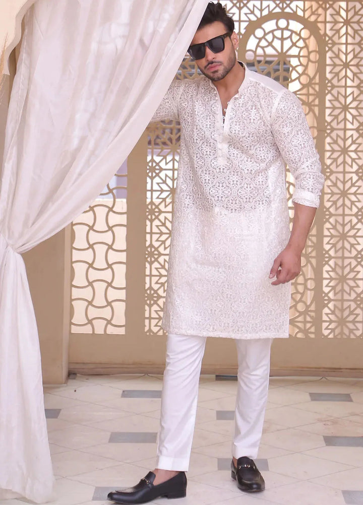 Edge Republic Pret Chikankari 0 Kurta Pajama ER MR 40