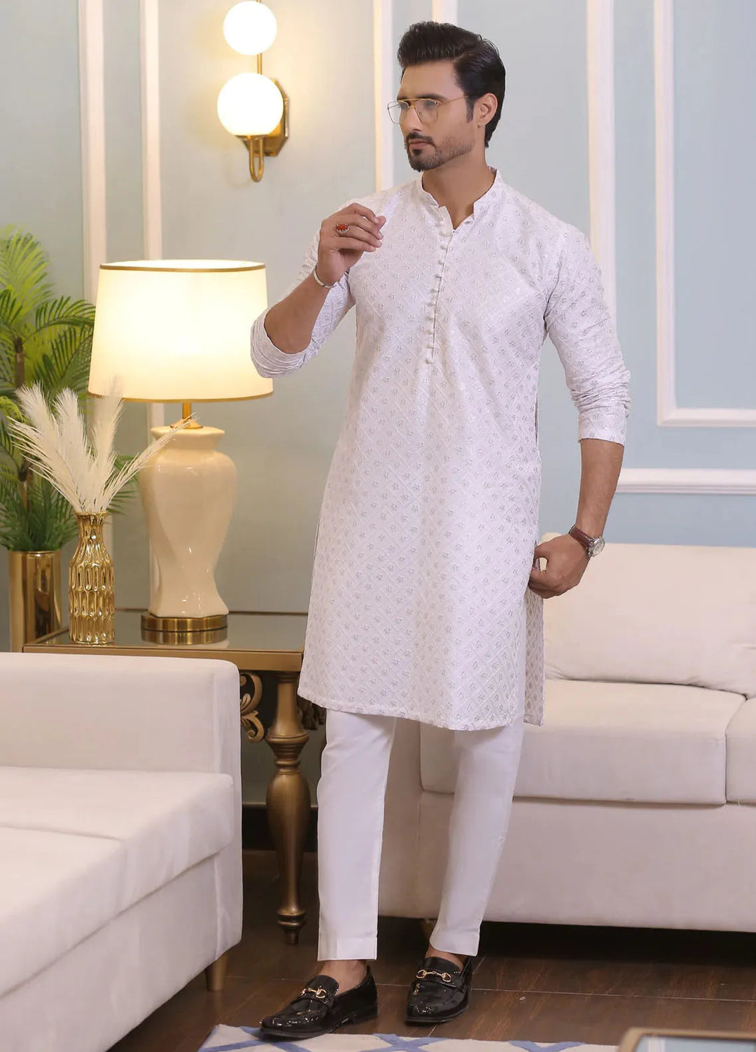 Edge Republic Pret Chikankari Kurta Pajama CK 708