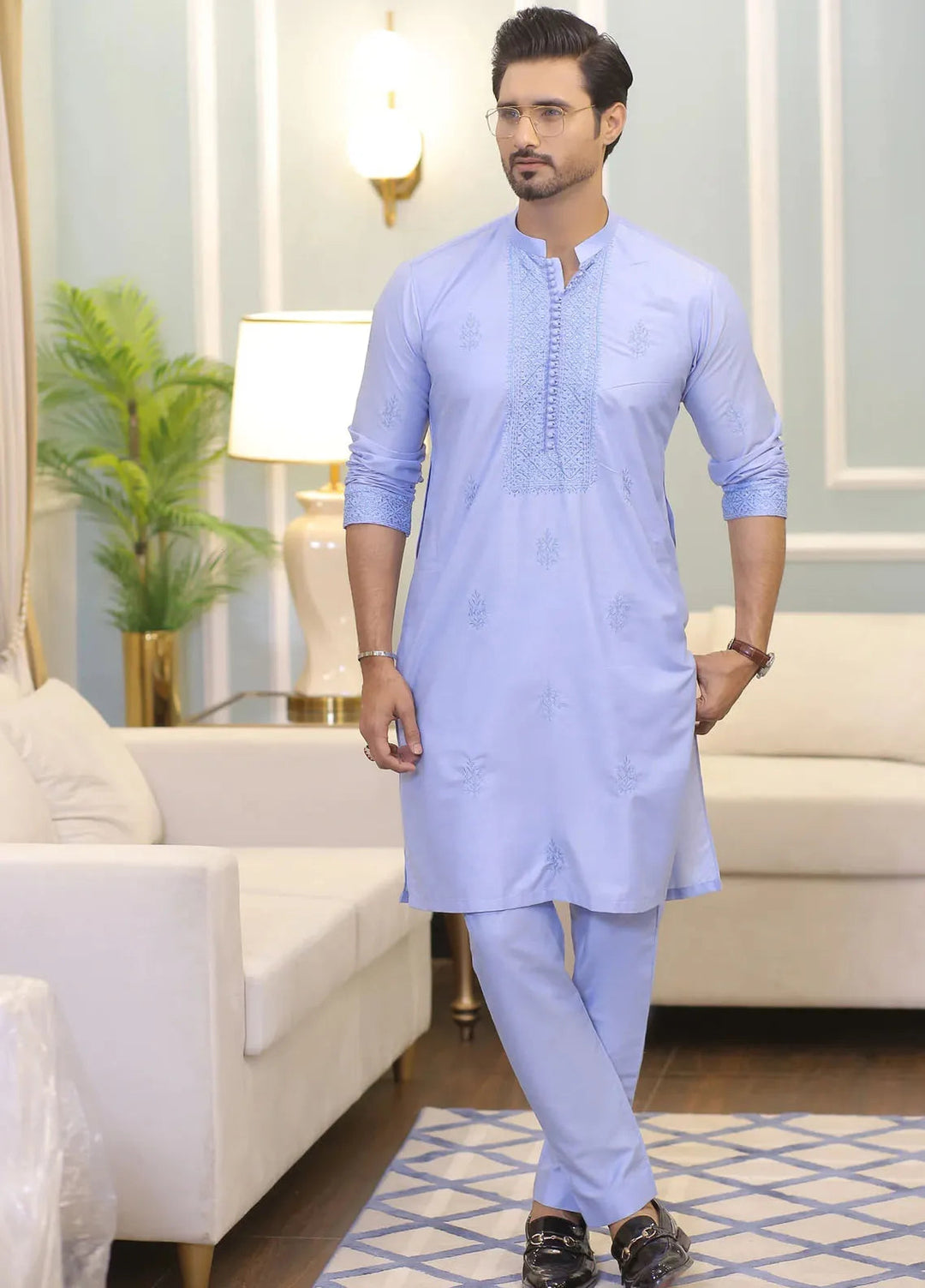 Edge Republic Pret Chikankari Kurta Pajama CK 709