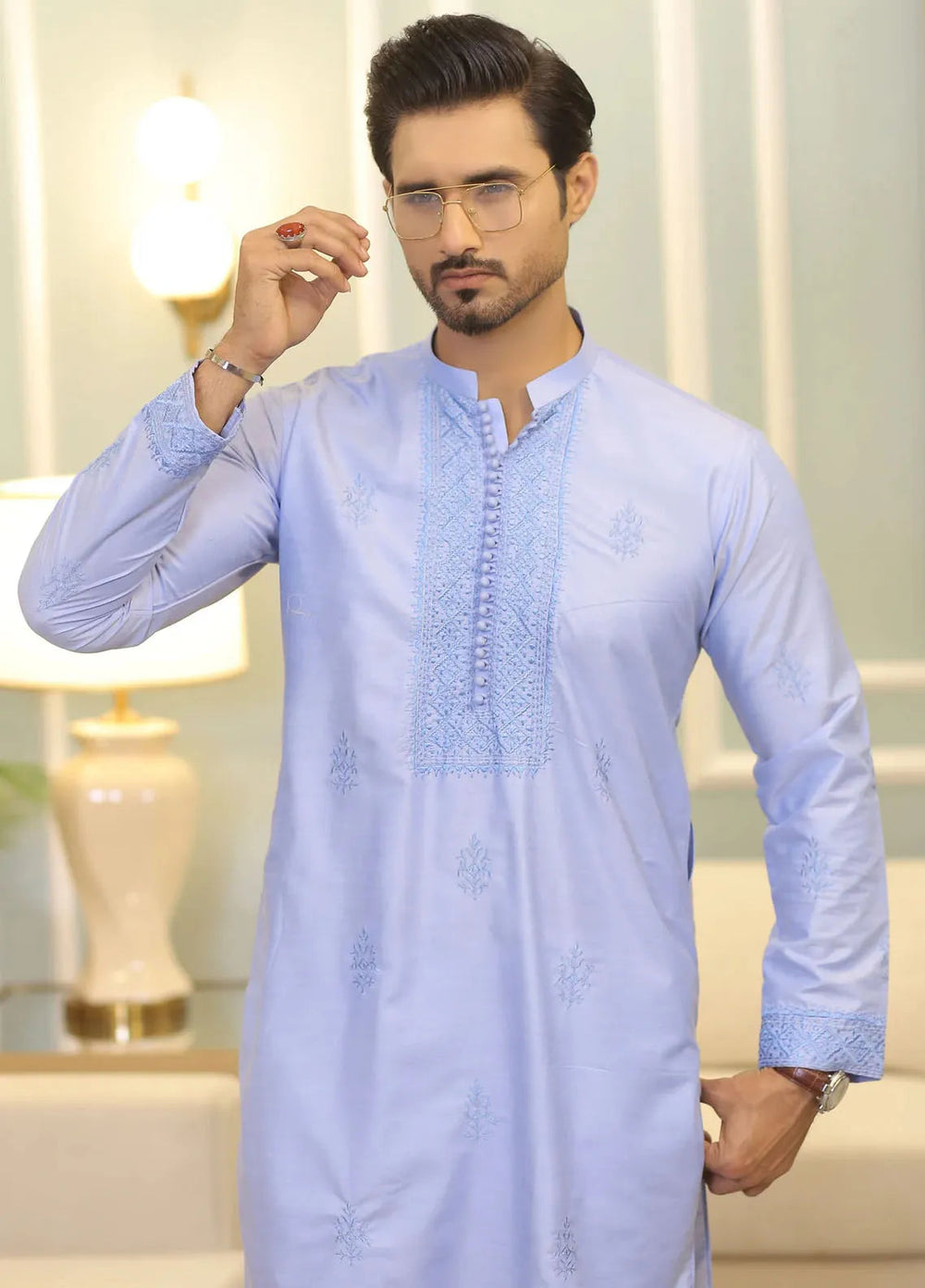 Edge Republic Pret Chikankari Kurta Pajama CK 709