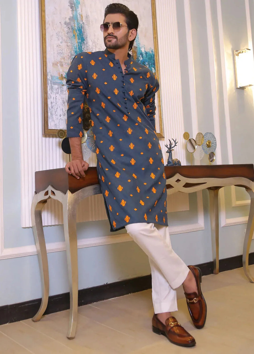 Edge Republic Pret Chikankari Kurta Pajama CK 712
