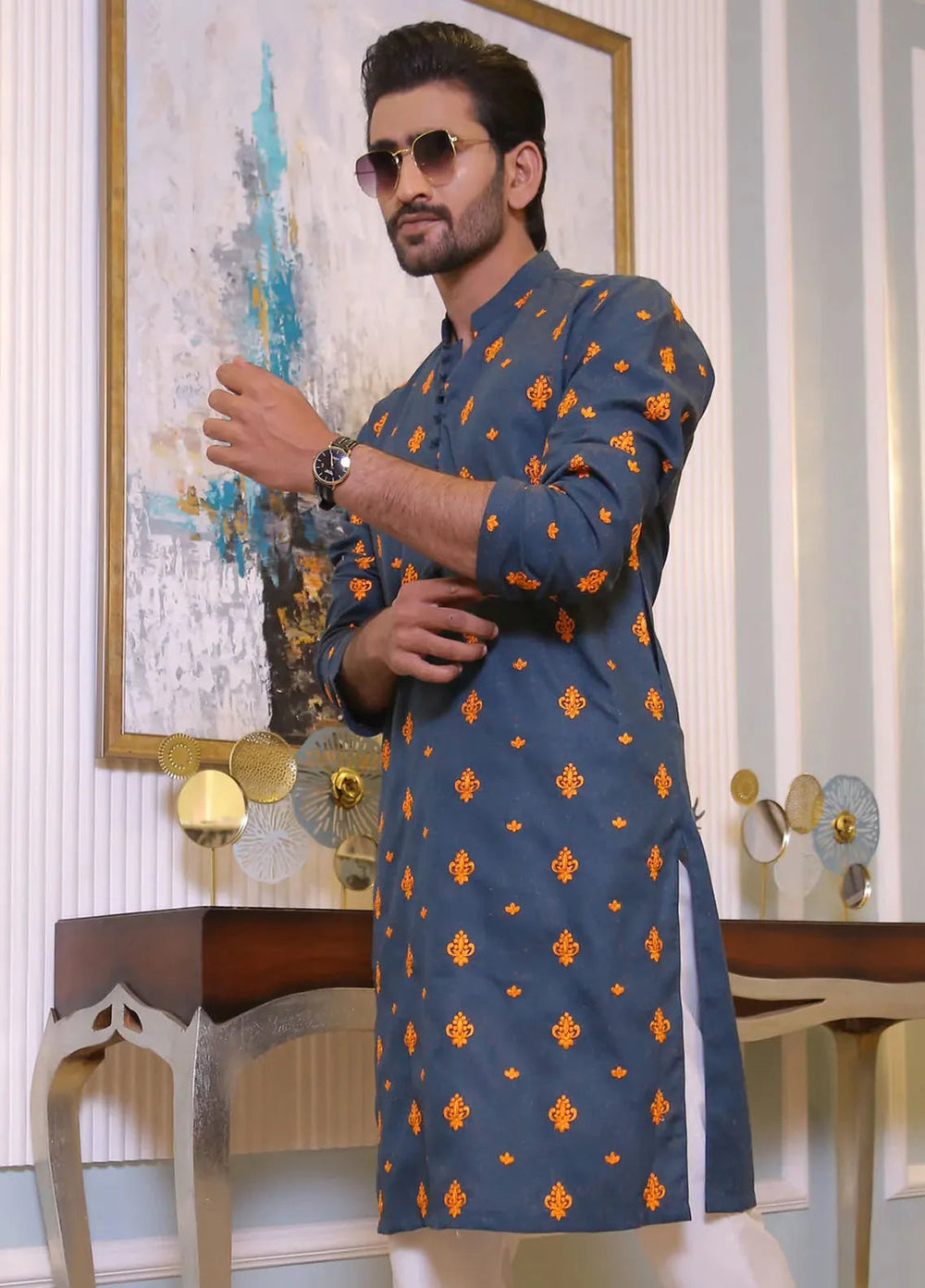 Edge Republic Pret Chikankari Kurta Pajama CK 712